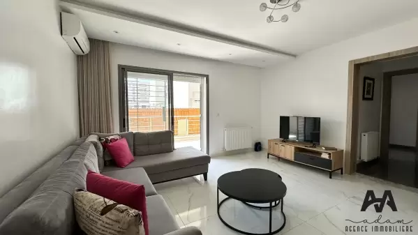 À Louer | Appartement S+2 Meublé avec Jardin & Parking Sous-sol