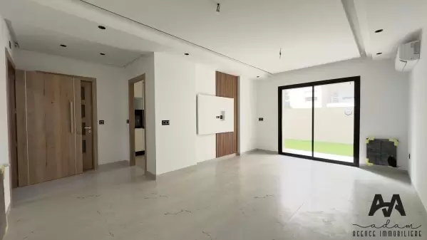 Appartement S+2 – 107 m² + Jardin 87 m² – Manzah 9C, Tunis